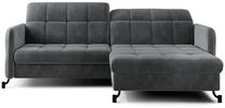 Kampinė sofa Lorelle Paros 06, tamsiai pilka sp., dešininė, 160 x 225 cm x 105 cm