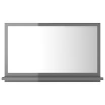 Spogulis VLX 804570, stiprināms, 60 cm x 37 cm, spīdīgi pelēka krās.