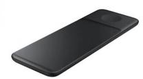 Įkroviklis Samsung Wireless Charger Trio, juoda sp. Prekė su pažeista pakuote.