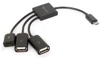 Adapteris Gembird, Micro USB/USB 2.0 Type A, juoda sp.