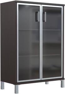 Vitrina Skyland Born B 420.5, ruda sp., 90 cm x 45 cm x 128.6 cm