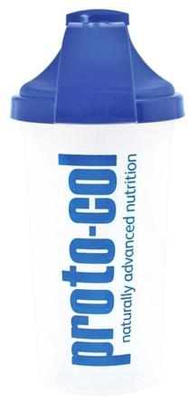 Sporta pudeles un šeikeri Proto-Col, zila krās./balta krās., plastmasa, 0.7 l