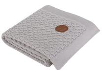 Pledi Ceba Baby Knitted Cotton, pelēka krās., 90 cm x 90 cm