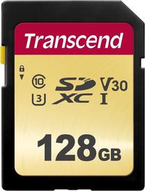 Atminties kortelė Transcend 500S CL10 UHS-I TS64GSDC500S, 128 GB