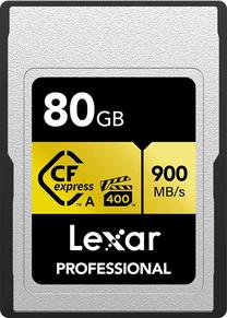 Atmiņas karte Lexar LCAGOLD080G-RNENG, 80 GB, 900 Mb/s - 800 Mb/s