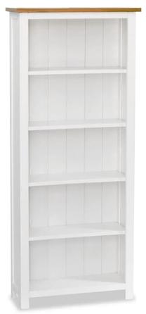 Pastatoma lentyna VLX Bookcase, balta sp., 140 cm x 60 cm x 22.5 cm