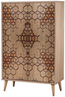 Spintelė Kalune Design Multibox 720, sonoma ąžuolo sp., 36 cm x 80 cm x 127 cm