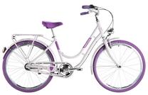 Dviratis miesto Kenzel, 28 ", 16" rėmas, balta sp./violetinė sp.