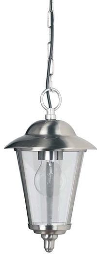 Lauko pakabinamas šviestuvas Endon Klien YG-865-SS, 10.5W, E27, IP20, sidabro sp., 16.5 cm x 42.5 - 88 cm