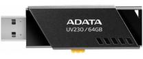 USB atmintinė Adata UV230, juoda sp., 64 GB