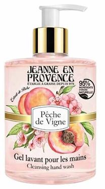 Skystas muilas su glicerinu Jeanne en Provence Pêche De Vigne, persikas, 500 ml