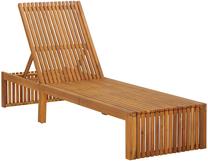 Lauko gultas VLX Sun Lounger 310317, ruda sp.