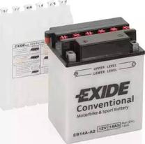 Akumulators Exide YB14L-A2, 12 V, 14 Ah, 145 A