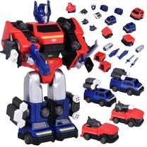 Transformers 2in1 Magnetic, zila krās./sarkana krās.