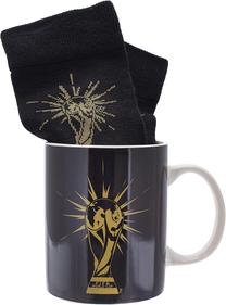Riided Paladone Fifa Mug & Socks Set Gift, must v., 2 tk