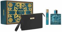 Dovanų komplektas vyrams Versace Eros With A Cosmetic Bag, 3 vnt.