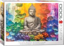 Dėlionė Eurographics Colorful Buddha 6000-5925, 67.6 cm x 48.9 cm, 1000 vnt., įvairių spalvų