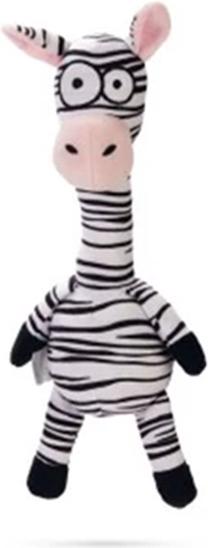 Žaislas šuniui, pliušinis Beeztees Zebra Yip 619419, 33 cm, balta sp./juoda sp., 33