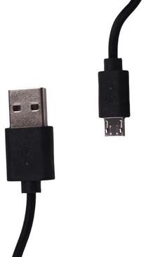 Vads Whitenergy USB 2.0 male, Micro USB male, 2 m, balta krās./melna krās.