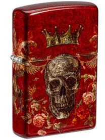 Žiebtuvėlis Zippo 47132 King Skull Design, raudona sp.