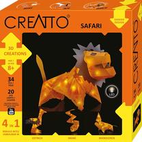 Конструктор Kosmos Creatto Safari 1KS3479, 34 шт., oранжевый цв.