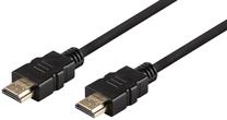 Vads ValueLine HDMI, HDMI, 1.5 m, melna krās.