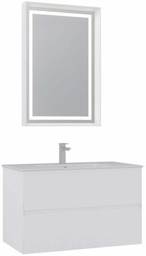 Vannas istabas mēbeļu komplekts Kalune Design Nest, matēti balta krās., 51 cm x 91 cm x 55 cm