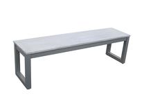 Lauko suoliukas Stardust, pilka sp., 160 cm x 38 cm x 47 cm