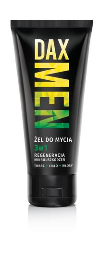 Kūno prausimosi želė vyrams Dax Cosmetics Men Washing Gel 3in1, 180 ml