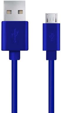 Laidas Esperanza USB 2.0 male, Micro USB male, 1.2 m, mėlyna sp.