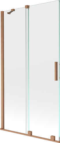 Vannas siena Mexen Velar II, 100 cm x 150 cm, brushed copper krās./rūdītais
