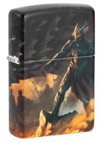 Šķiltava Zippo 46284 Knight and Dragon Design, daudzkrāsaina