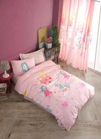 Vaikiškas patalynės užvalkalų komplektas Mijolnir Unicorn Dreams 143EPJ4325, mėlyna sp./balta sp./geltona sp., 160 x 220 cm