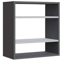 Žurnalinis staliukas Kalune Design Harpet, antracito sp./balta sp., 29.6 cm x 59.6 cm x 63.2 cm