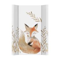 Pārtinamā virsma Ceba Baby Soft Fox, 70 cm x 50 cm, balta krās./oranža krās.