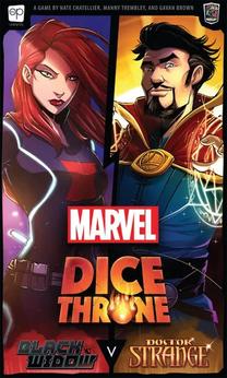 Metamie kauliņi Roxley Games Marvel Dice Throne Black Widow V. Doctor Strange, EN
