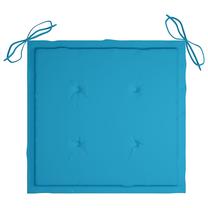 Kėdžių pagalvėlė VLX Fabric 47601, mėlyna sp., 50 cm x 50 cm, 2 vnt.