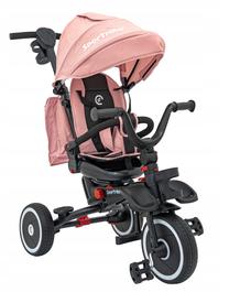 Triratukas SporTrike Rider ZSP.B67.ROZ, juoda sp./rožinė sp.