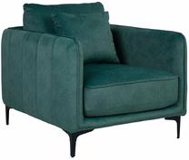 Krėslas Home4you Bianca 21738, žalias, 84 cm x 98 cm x 85 cm