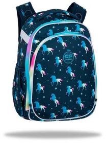 Skolas mugursoma CoolPack Turtle Blue Unicorn, zila krās./rozā krās./zilimelns krās., 44 cm x 29 cm x 16 cm