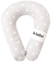 Grūtnieču spilvens La bebe, balta krās./pelēka krās.
