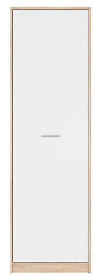 Black Red White Nepo Bookshelf REG1D Sonoma Oak White