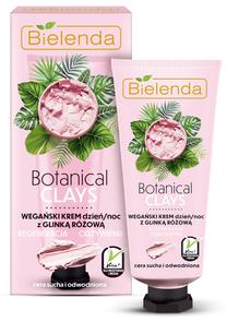 Veido kremas Bielenda Botanical Clays Pink Clay, 50 ml