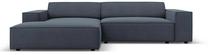 Kampinė sofa Micadoni Home Jodie MIC_LC_M_78_F1_JODIE3, mėlyna sp., kairinė, 224 x 166 cm x 70 cm