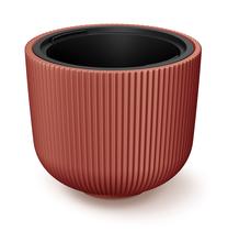 Gėlių vazonas Prosperplast Milly DBML400-7598U, plastikinis, Ø 39.1 cm, raudona sp.