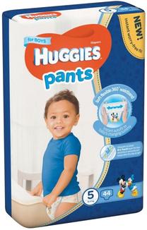 Sauskelnės-kelnaitės Huggies Pants Boys, 5 dydis, 17 kg, 44 vnt.