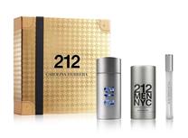 Dovanų komplektas vyrams Carolina Herrera 212 Men NYC EDT, 3 vnt.