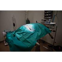 Ķirurģisks pārklājs dzīvniekiem KVP Surgical Drapes, zaļa krās.
