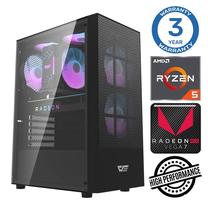 Стационарный компьютер Intop RM72154NS AMD Ryzen 5 5600GT, DDR4 8 GB, SSD+HDD 250 GB 4 TB, AMD Radeon RX Vega 7 Dynamic