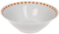 Maza bļoda Banquet Cubito, balta krās./oranža krās., 15.2 cm